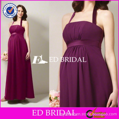CE605 Top Quality Elegant Sleeveless Dark Red Plus Size Pregnant Evening Dress